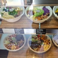 Bowls at Kombu Vegan in Bilbao