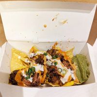 Loaded Nachos at Kombu Vegan in Bilbao