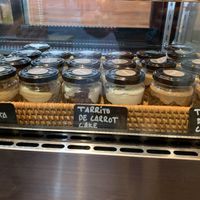 Dessert jars  at Kombu Vegan in Bilbao