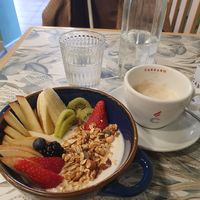 Delicious granola with soya joghurt at Fuori Luogo in Milan