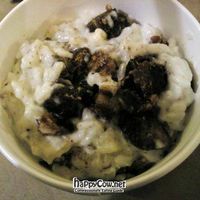 Budines de arroz at San Chez Bistro in Grand Rapids