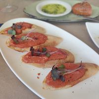 Pan Con Tomate at San Chez Bistro in Grand Rapids