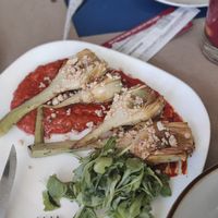 Artichokes at San Chez Bistro in Grand Rapids