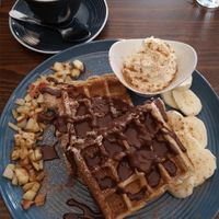 Waffeln at Café Naiv in Innsbruck