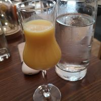 Ingwer Curcuma Shot at Café Naiv in Innsbruck