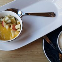Leinsamen Pudding at Café Naiv in Innsbruck
