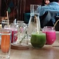 Juices and smoothies at Café Naiv in Innsbruck
