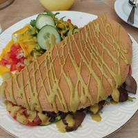 kichererbsenomelette at Café Naiv in Innsbruck