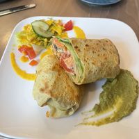 Breakfast burrito   at Café Naiv in Innsbruck