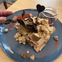 Sweet & Salty savory waffle  at Café Naiv in Innsbruck