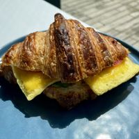 Croissant sandwich    at Feast & Fallow in Vancouver