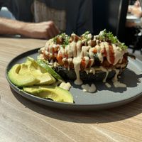 Roasted veggie, add avocado   at Feast & Fallow in Vancouver