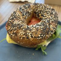 Bagel Breakfast Sandwich   at Feast & Fallow in Vancouver