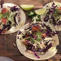 Mushroom tacos   at VE by Subculture in West Palm Beach