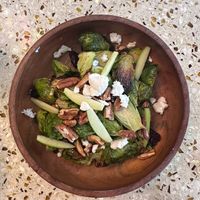 Brussels sprouts saladd  at VE by Subculture in West Palm Beach