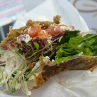 Cashew hummus sandwich.  at Vitality Bistro in Mount Dora
