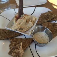 hummus and pita at Vitality Bistro in Mount Dora
