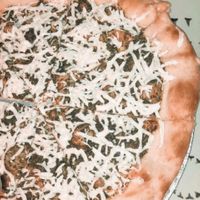 yummy pesto! at Satchel's Pizza in Gainesville