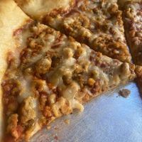 miyokos liquid cheese and tempeh😄 at Satchel's Pizza in Gainesville