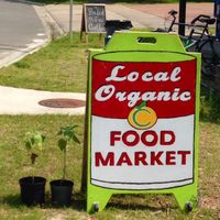 look for the red & white soup can sign out front at Citzens Co-op in Gainesville