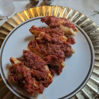 Stuffed shells at The Epochary Inn in Ambridge