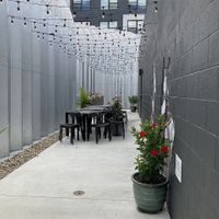 Patio space  at Amba in Cleveland
