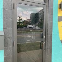 Entrance  at Amba in Cleveland