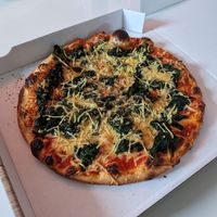 Pizza Spinata at Pizzeria Pisa in Waltrop