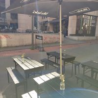 Seating outside at doen doen® kebap in Stuttgart