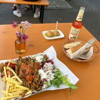 The platter - actually it is almost too much for 1 person!   at doen doen® kebap in Stuttgart
