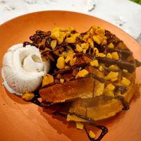 Chocolate and Honeycomb Waffles at Heavenly Desserts in York