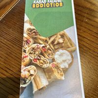 Menu  at Kabab Falafel Addiction in Rehoboth Beach