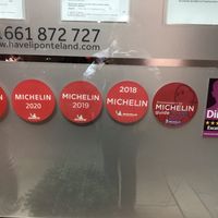 Michelin guide  at Haveli in Newcastle Upon Tyne