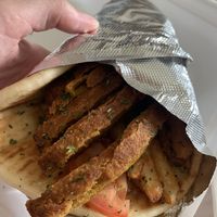 Falafel wrap  at Yamas Greek Eatery in Walla Walla