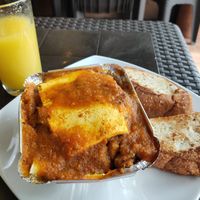 Lasagna at La Villa 99 in Bogota