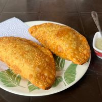 Empanadas at La Villa 99 in Bogota