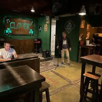 Band area  at Clover Cerveceria in San Martin De Los Andes