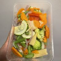 Steamed veg  at Madame K's Vegetarian in Fitzroy