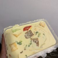 Thai green curry with tofu and tempeh   at Madame K's Vegetarian in Fitzroy