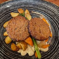 Rosso's veggie patties at Rosso in Rovaniemi