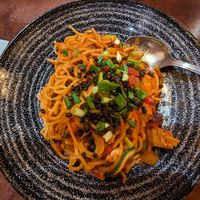 Vegetable pasta at Rosso in Rovaniemi