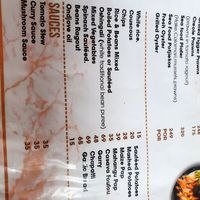 Menu at Café Zoo - La Marmite Royale in Windhoek
