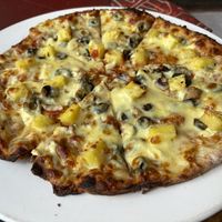 Vegetarian pizzaa  at Café Zoo - La Marmite Royale in Windhoek