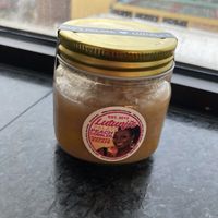 Vegan peach cobbler  at Lutunji's Palate in Minneapolis