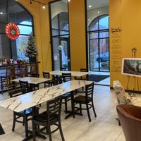 Inside seating  at Lutunji's Palate in Minneapolis