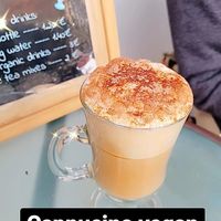 Vegan drinks at A Padaria in Aljezur