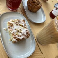 Biscoff Swirl and Lemon Crumble Cake  at Offbeet - Southsea in Southsea