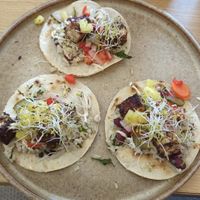 Jerk tacos at Offbeet - Southsea in Southsea