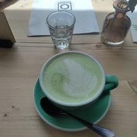 Matcha latte at Offbeet - Southsea in Southsea