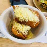 Homemade hash browns with parmasan omg   at Offbeet - Southsea in Southsea